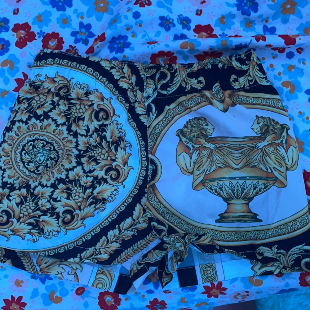 Baby 9 month Versace swim trunks